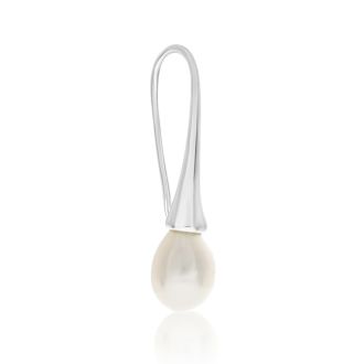 Pearl Drop Earrings With 8MM Freshwater Pearls, 1 Inch