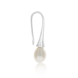 Pearl Drop Earrings With 8MM Freshwater Pearls, 1 Inch
