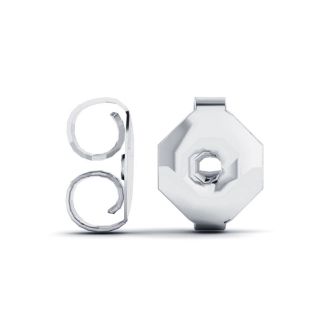 Nearly 1/2ct Diamond Stud Earrings in White Gold.  Everyone Loves These Beautiful Diamond Earrings! Just The Right Size!