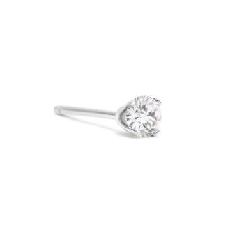 5 Point Tiny Diamond Stud Earrings in Solid Sterling Silver. One Of SuperJeweler's Most Popular Items!
