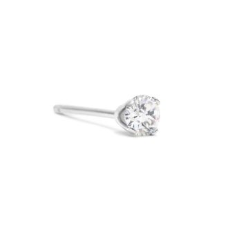 5 Point Tiny Diamond Stud Earrings in Solid Silver. One Of SuperJeweler's Most Popular Items!
