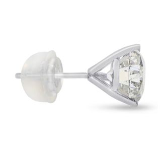 Super-Comfort 14K White Gold Silicone Hypoallergenic Earring Clutches