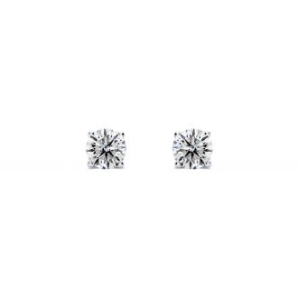 Colorless 1/4 Carat Diamond Stud Earrings