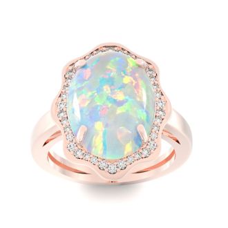 5 carat opal ring deals