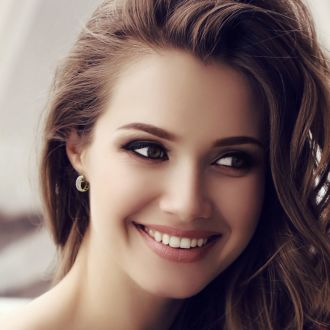 Large 2 Carat Five Row Natural Diamond Hoop Earrings, 1 1/2 Inches