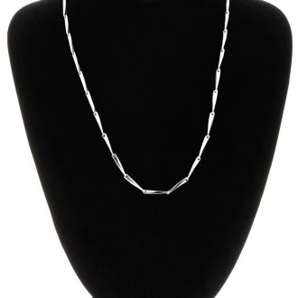 Men's 2.5MM Link Chain Necklace, 19 Inches