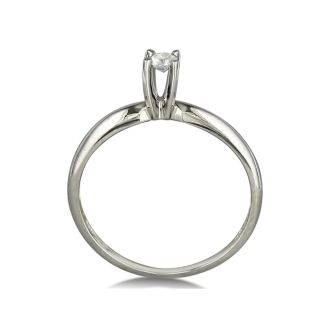 .10ct Diamond Promise Ring in 10k White Gold