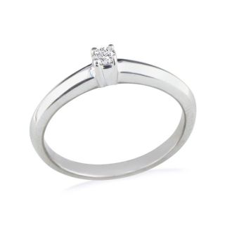 .06ct Diamond Promise Ring 10k White Gold
