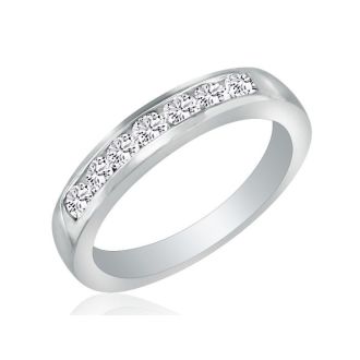 1/3 Carat Diamond Wedding Band In Platinum