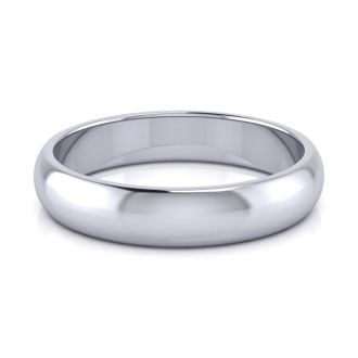 925 Sterling Silver 4MM Ladies and Mens Wedding Band, Free Engraving