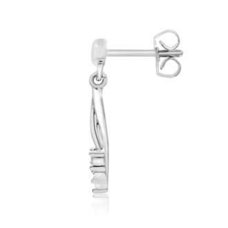 Diamond Accent Infinity Dangle Earrings