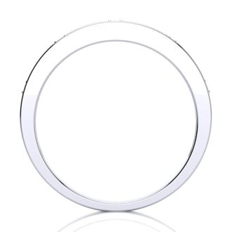 .05ct Five Diamond Wedding Band In 10K White Gold