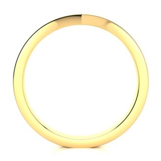 .06ct Diamond Wedding Band In 10K Yellow Gold