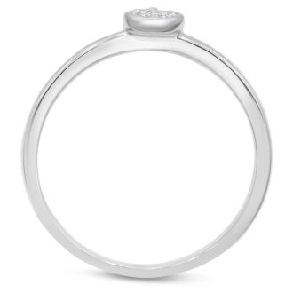 4 Diamond Promise Pave Ring in White Gold