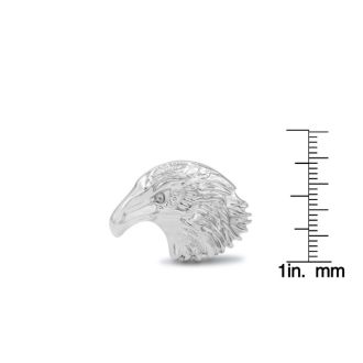 Octavius Stainless Steel Bald Eagle Cufflinks