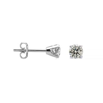 Not Too Big & Not Too Small! Nearly 1/4 Carat E-F Color, Colorless Diamond Stud Earrings. Seriously Amazing Value!