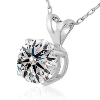 Lowest Price Ever--By Far! 1ct Diamond Pendant in 14k White Gold. UNHEARD OF PRICE!
