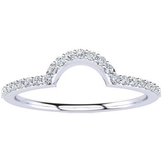1/5 Carat Diamond Matching Wedding Band, Matches JWL24776, White Gold