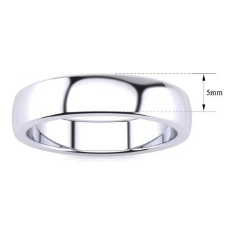 5MM High Grade Stainless Steel Wedding Band