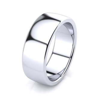 8MM High Grade Stainless Steel Wedding Band