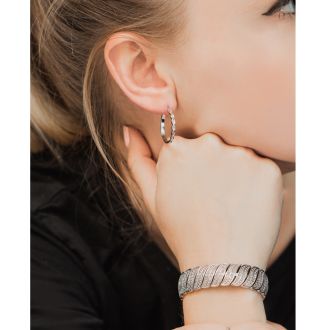 1 Carat Diamond Wave Bracelet, 7 Inches. Sold Out In 1 Day And Finally Back In Stock!