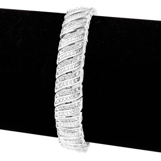 1 Carat Diamond Wave Bracelet, 7 Inches. Sold Out In 1 Day And Finally Back In Stock!