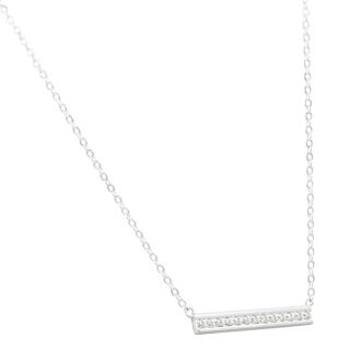 0.13 Carat Diamond Bar Necklace, 17 Inches. Really Beautiful Brand New Style, Fantastic Price!