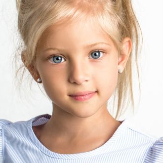 Children's pearl earrings shop