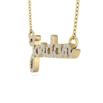 Personalized Diamond Name Necklace | Diamond Custom Name Necklace In ...