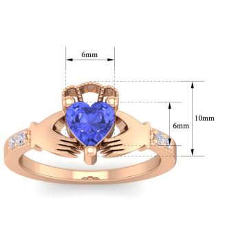 Tanzanite claddagh hotsell ring