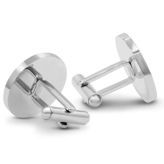 Octavius Puff Puff Pass Cufflinks, Silver