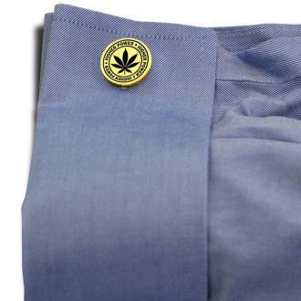 Octavius HIGH-er Power Cufflinks, Yellow Gold