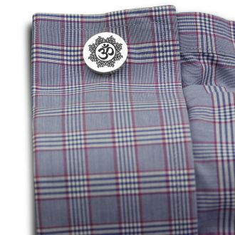 Octavius Om Cufflinks, Silver