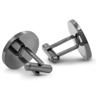 Octavius Bald Eagle Cufflinks, Gunmetal