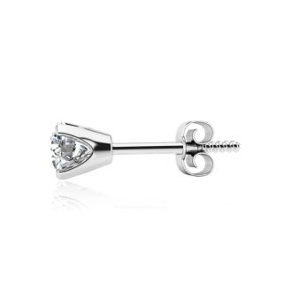 1.30 Carat Colorless Diamond Stud Earrings In 14 Karat White Gold. Incredible Blowout Price! Limited Quantity!