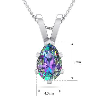 Rainbow topaz necklace shop