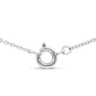 One Diamond Two-Tone So In Love Heart Necklace, 18 Inches.  Finely Crafted, Beautiful Necklace!