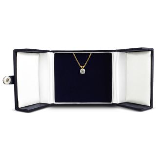 Nearly 1/2ct Colorless Diamond Solitaire Pendant in 14k Yellow Gold. Fantastic Value!
