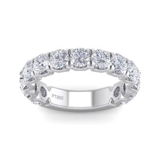 2 1/2 Carat Diamond Wedding Band In Platinum