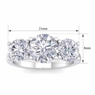 4 carat clearance moissanite stone
