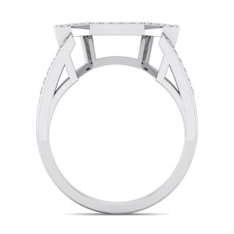 1/5 Carat Matching Diamond Wedding band In 14 Karat White Gold