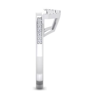 1/5 Carat Matching Diamond Wedding band In 14 Karat White Gold