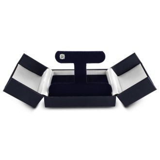 Nearly 1/2 Carat Single Diamond Stud Earring In 14 Karat White Gold