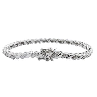 1 Carat Diamond Twist Bracelet, 7 Inches. Brand New Style That Everyone Loves!