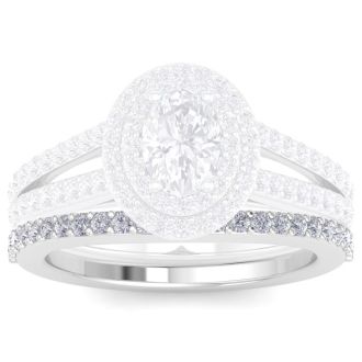 1/4 Carat Diamond Wedding Band In 14 Karat White Gold