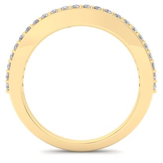 1/4 Carat Diamond Wedding Band In 14 Karat Yellow Gold
