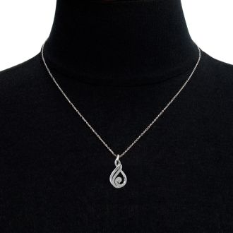 11 Fiery Diamond Shimmering Stars Platinum Plated Necklace With Free Chain, 18 Inches.  BLOWOUT PRICED!
