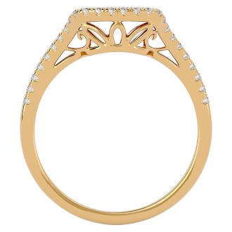 1/4 Carat Diamond Wedding Band In 14 Karat Yellow Gold