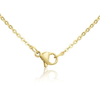Mia Nameplate Necklace In Gold 