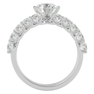 2 1/2 Carat Diamond Bridal Set In 14 Karat White Gold